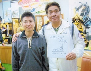 島崎俊郎さんとの写真